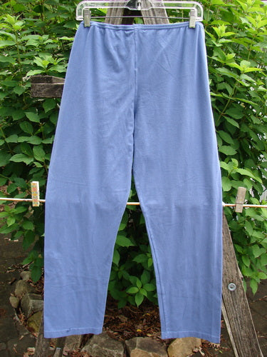 Barclay Cotton Lycra Relaxed Legging Unpainted Skylark Size 2, featuring a longer leg and relaxed fit, ideal for casual wear with a soft, forgiving feel. Tailored with a professionally replaced elastic waistline.