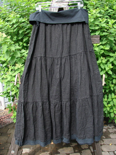 Barclay NWT Linen Three Tier Skirt on Clothes Line