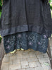 Barclay Linen Crossover Two Tier Dress Floral Black Size 2
