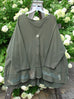 1994 Reprocessed Cotton Touring Cardigan Forest Green Tea OSFA