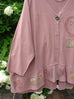 1994 Reprocessed Cotton Touring Cardigan Moon Cliff OSFA