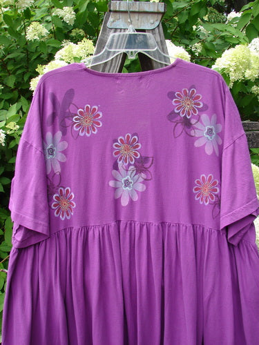 Barclay Tree Top Cardigan Dress with Floral Blossom design in Magenta, Size 3.