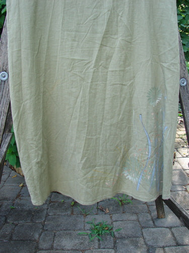 Barclay Batiste Slip Dress Floral Reach Seed Size 0, featuring a rounded neckline, curved empire waist, and floral theme. The dress has a slightly straighter shape, perfect for a breezy summer look.