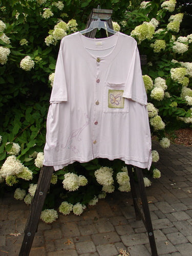 1999 Camp Shirt Butterfly Orchid Size 2 | Bluefishfinder.com