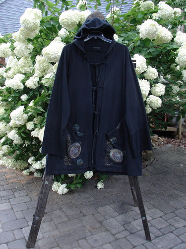 1998 Albion Hooded Jacket Coat Holiday Celtic Black OSFA | Bluefishfinder.com