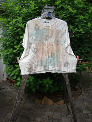 Barclay Cotton Slub Cricket Cap Sleeve Tee Stone Blossom Creme OSFA