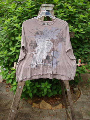 Barclay Cotton Slub Cricket Cap Sleeve Tee Leaf Play Light Stone OSFA