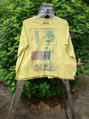 Barclay Cotton Slub Cricket Cap Sleeve Tee Home Citron OSFA