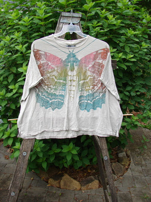 Barclay Cotton Slub Cricket Cap Sleeve Tee Butterfly Flax OSFA