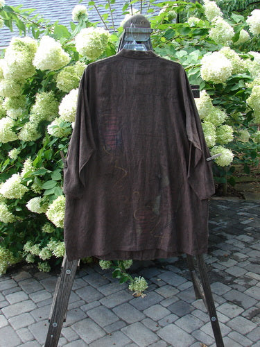 Barclay Cross Dye Linen Work Shirt Wind Valley Bark Size 2 | Bluefishfinder.com