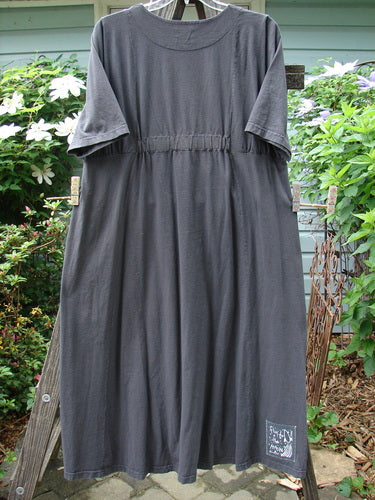 Vintage 2000 Nova Dress Star Flower Orbit Size 0 from BlueFishFinder.com: Organic cotton dress with painted neckline insert, wide sleeves, giant pockets, drawcord accents, and signature patch. Bust 46, Waist 50, Hips 58, Length 45-50 inches.