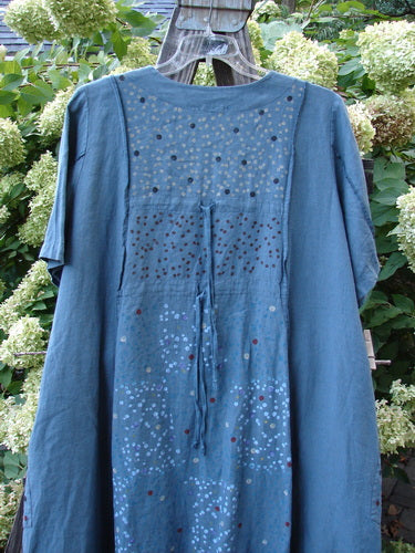 Barclay Linen Double Tie Back Jacket Rain Shower Dusty Blue Teal Size 2 | Bluefishfinder.com