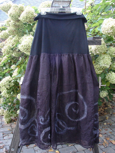 2000 Silk Organza Aios Dana Skirt Celtic Aubergine Size 2 | Bluefishfinder.com