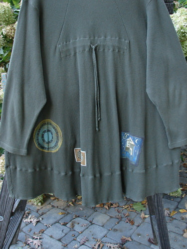 Barclay Patched Thermal Touring Cardigan Lucky Guy Pond Green OSFA | Bluefishfinder.com