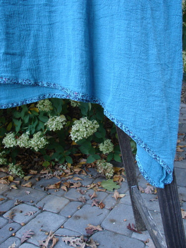 Barclay Crinkle Gauze Floral Contrast Pinafore Dress Unpainted Teal Size 1 | Bluefishfinder.com