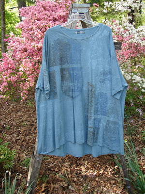 Barclay Art Tunic Tee Cosmic Celtic Steel Blue OSFA