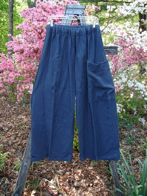 Barclay Heavy Linen Single Side Pocket Pant Unpainted Navy Generous Size 0