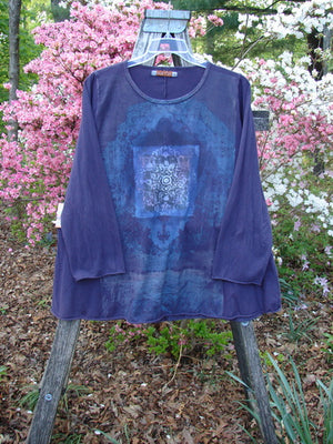 Barclay Long Sleeved A Line Tee Celtic Journey Purple Royal Size 1