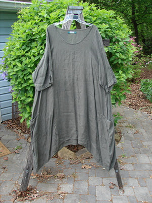 Barclay Linen Drop Pocket Bell Dress Unpainted Stick Size 2