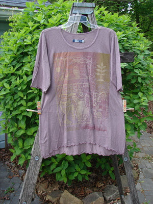 Barclay Slub Modal Three Quarter Sleeved Cafe Tee Merry Farm Mallow Size 0
