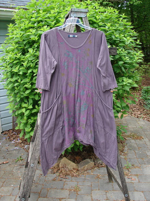 Barclay Wildflower Tunic Floral Sprig Fig Size 0