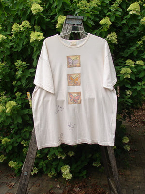 1999 Short Sleeved Tee Tri Butterfly Natural Size 2