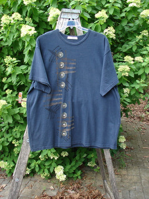 1998 Short Sleeved Tee Games Crew Blue Size 2