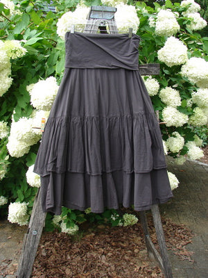 Barclay Linen Fold Over Two Tier Trinity Skirt Unpainted Brum Size 0