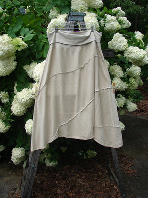 Barclay Hemp Silk Fold Over Diagonal Skirt Unpainted Wheat Size 2