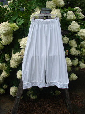 Barclay Flutter Bottom Pocketless Pant Unpainted White Size 1
