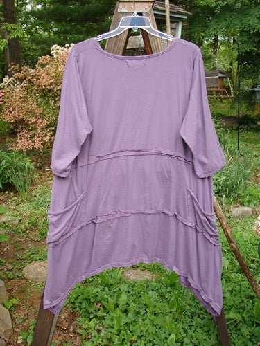 Barclay NWT Vector Tunic Dress, Tri Floral Violet, Size 2, on clothes rack.