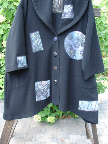 1994 Wool Falling Snow Jacket Coat Geisha Plum OSFA | Bluefishfinder.com