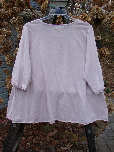 Barclay Three Quarter Sleeved Textured A Lined Tee Top Bottles Pink Cloud Size 2 | Bluefishfinder.com
