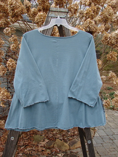 Barclay Three Quarter Sleeved Crop A Lined Tee Top Single Sprig Kingfisher Size 2 | Bluefishfinder.com