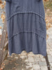 Barclay Linen Three Length Snap Dress Unpainted Blue Raven Size 1