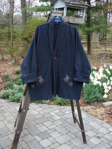 1995 Reprocessed Deco Jacket Mosaic Black OSFA | Bluefishfinder.com