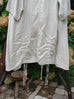 Barclay NWT Linen Shimmer Venetian Tunic Dress Unpainted Sand Shell Size 2