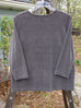 1999 Patched Stretch Cord Pullover Top Leaf Grey Plum Size 0
