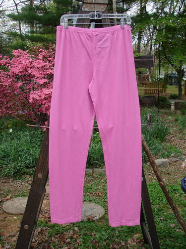 Barclay NWT Cotton Lycra Bally Layering Pant Legging Unpainted Peony Size 2: A pink pants on a clothesline, a fun layering piece.