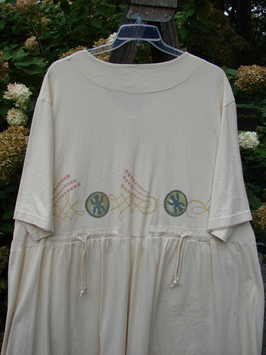 1999 NWT Vintage Button Dress Stone Skip Natural Size 2 | Bluefishfinder.com
