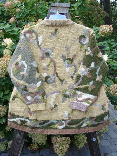 Tara Handknits A Lined Smock Cardigan Sweater Coat Naturals OSFA | Bluefishfinder.com