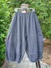 Barclay NWT Hemp Cotton Meadow Pant Unpainted Indigo Stripe Size 1