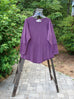 Barclay NWT Cotton Lycra Rib Sleeve Wedge Top Unpainted Red Plum Size 2