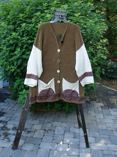 1991 Limited Edition Chenille Cardigan Sweater Jacket Medallion Bronze OSFA | Bluefishfinder.com