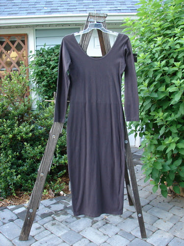 1992 Cotton Lycra Back Vent Dress Unpainted Black Olive Size 2 | Bluefishfinder.com