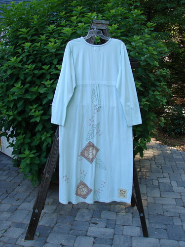 1999 Tea Time Dress Leaf Vine Mint Size 0 | Bluefishfinder.com