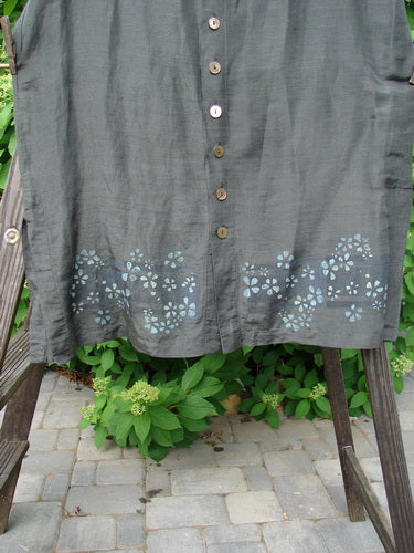 2000 Hemp Silk Sleeveless Vest Daisy Domino Size 2 | Bluefishfinder.com