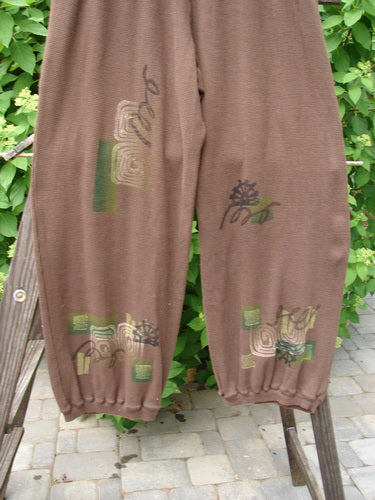 1996 Thermal Explorer Pant with Wind Grid design on brown cotton. Size 2.