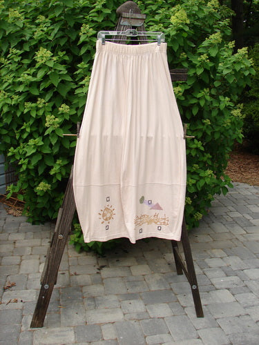 1996 4 Square Skirt Sun Sea Birch Bark Size 2