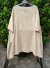 Barclay Linen Urchin Side Pocket Tunic Dress Unpainted Dried Wheat Size 2